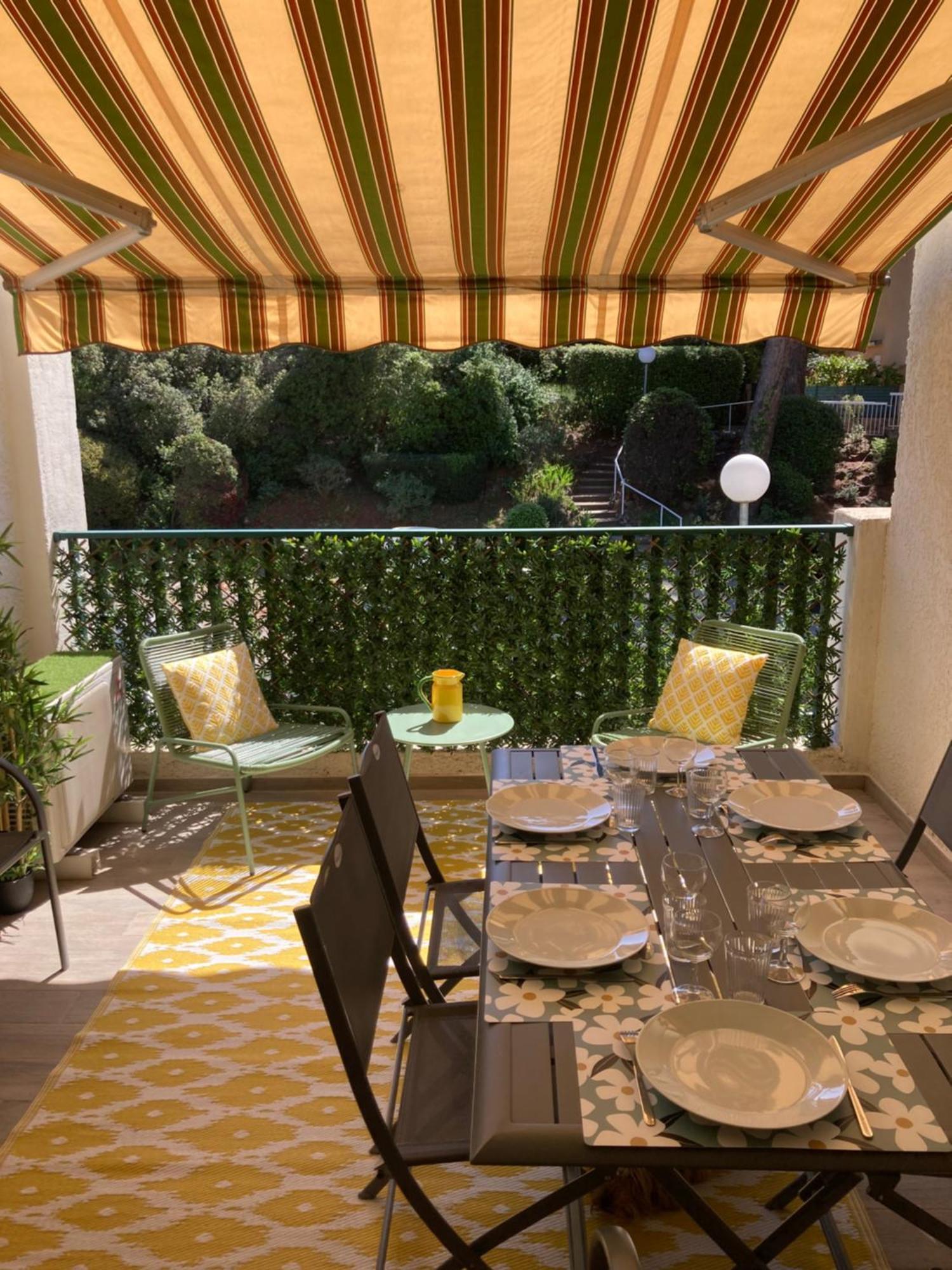 Studio 110 Grande Terrasse Proche Mer باندول المظهر الخارجي الصورة